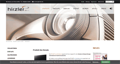 Desktop Screenshot of hirzler.de